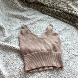 BRANDY MELVILLE Rose Pink Luna Knit Tank